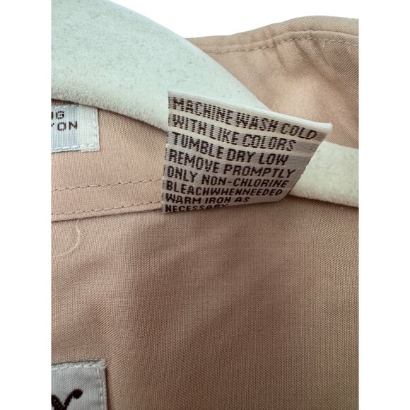 Lee Tex Collection Mens Beige Long Sleeve Button-Up Shirt 5XL - Picture 4 of 5